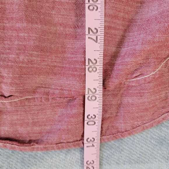 Woolrich Men’s Short Sleeve Shirt Red Size XL Button Up Classic Fit 100% Cotton - Picture 10 of 10